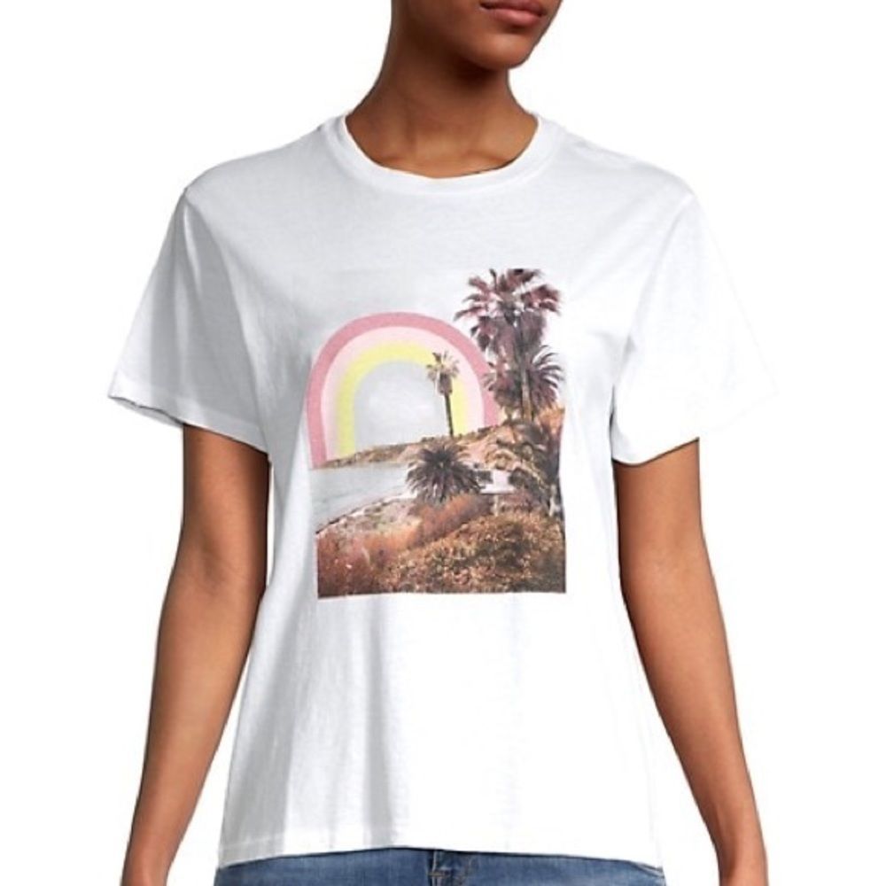 Wildfox bohemian rainbow tee, S, NWT